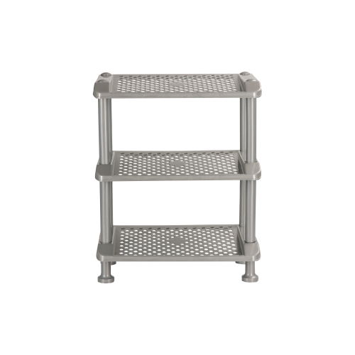Shoe Rack (3 in 1) Silver - alternate view
