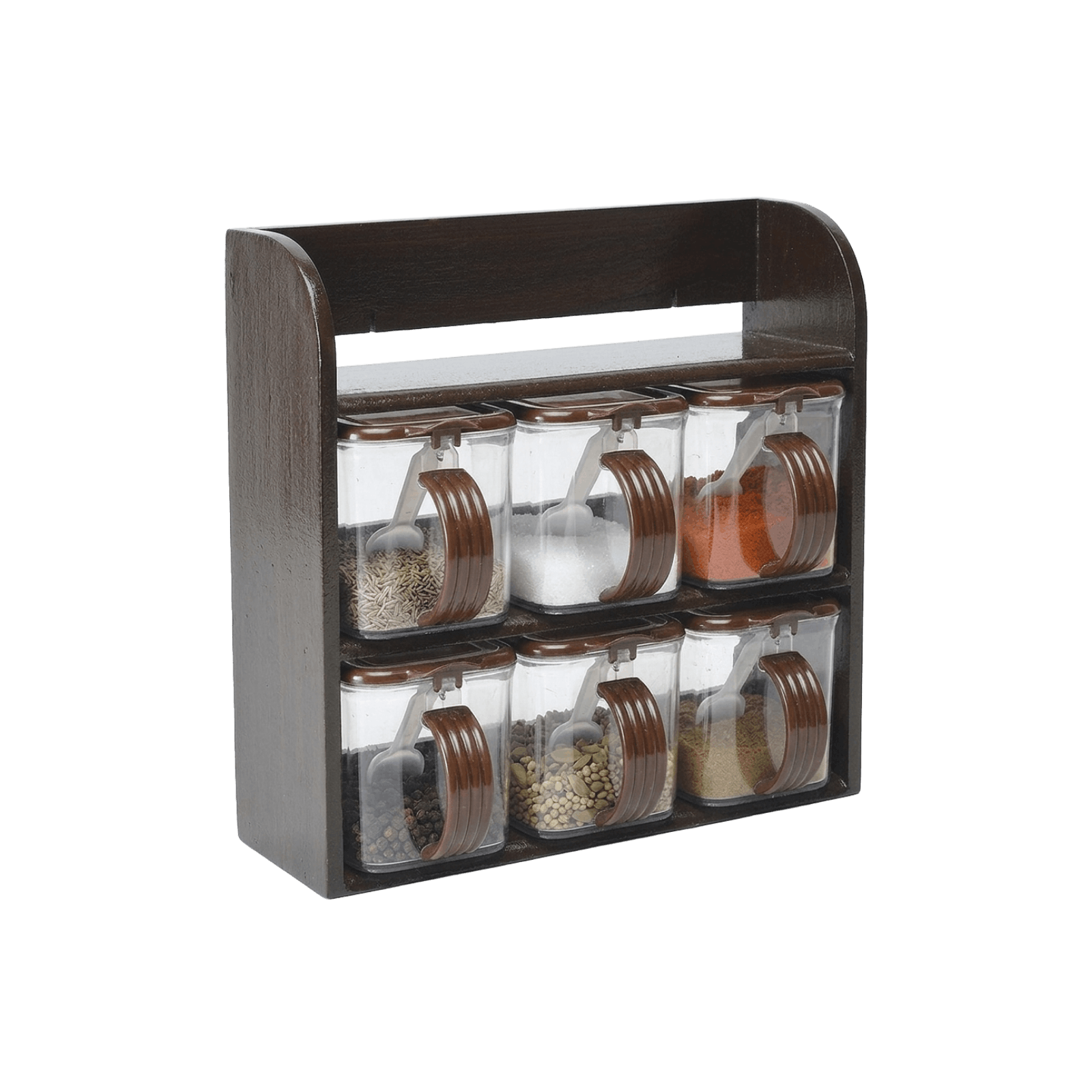 Fine Wood Kitchen Rack (6 in 1)